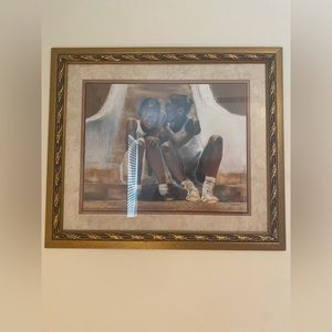 Gold Framed Whispering Wall Art